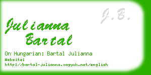 julianna bartal business card